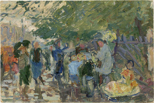 Иванов Константин Иванович. Дети покупают мороженое 